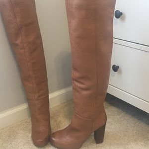 Nine West "CropShop" knee high boots.